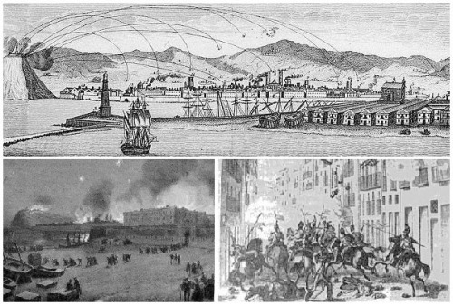 1842 1843 Bombardeos en Barcelona BN