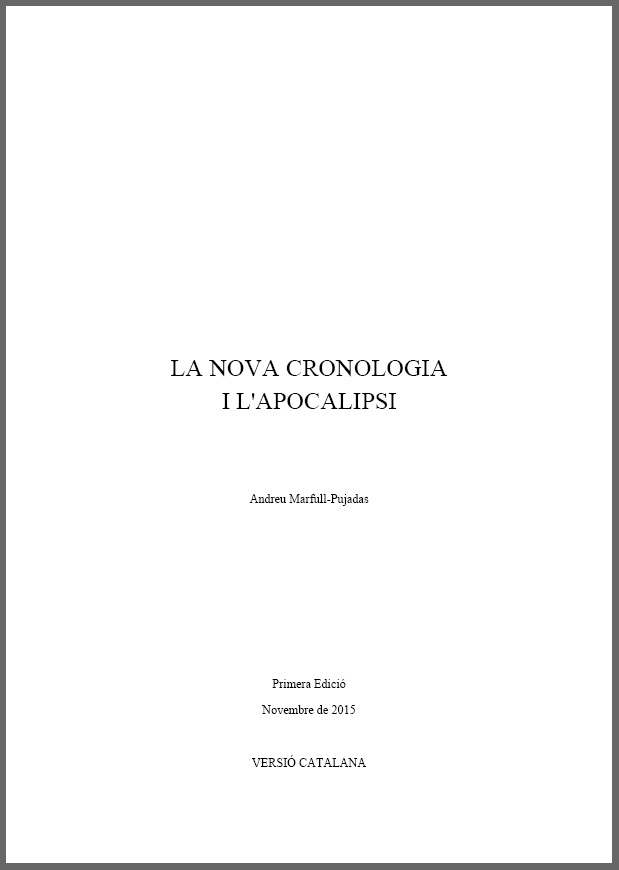 La Nova Cronologia i l'apocalipsi
