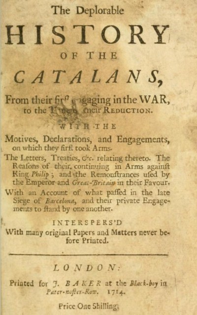 The Deplorable History of the Catalans